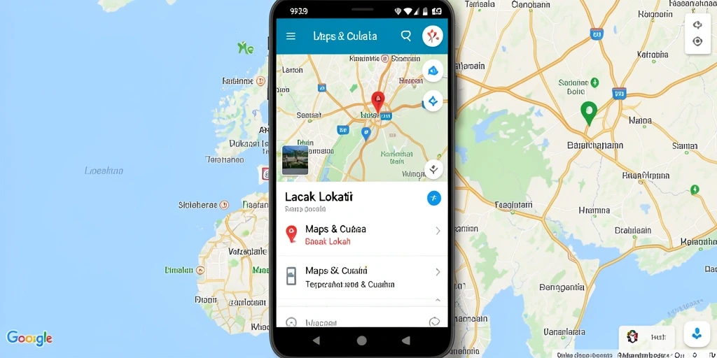 Tampilan antarmuka aplikasi Lacak Lokasi 9939 yang user-friendly.