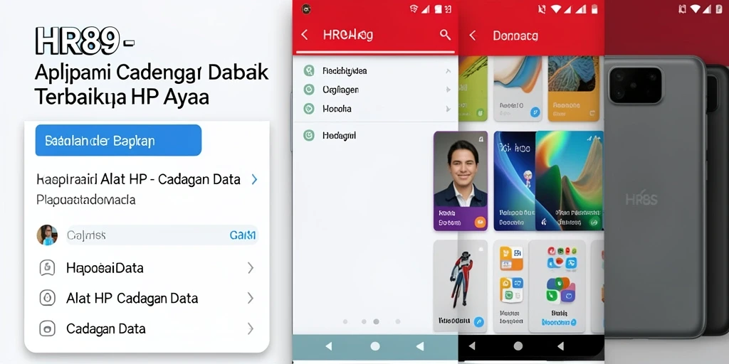 Tampilan antarmuka utama HR89 yang intuitif dan mudah digunakan.