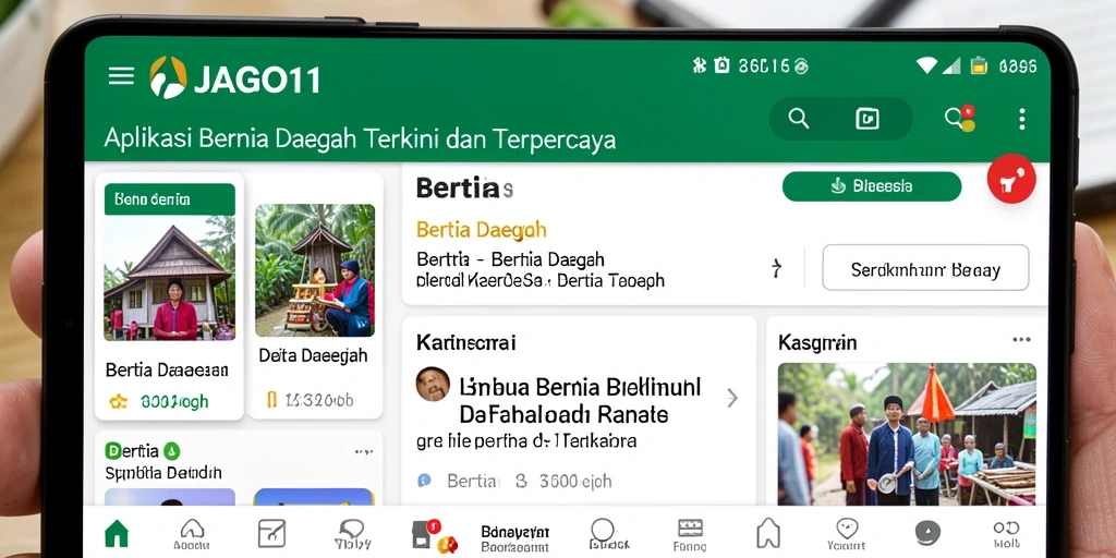 Tampilan antarmuka aplikasi JAGO11 yang informatif dan menarik.