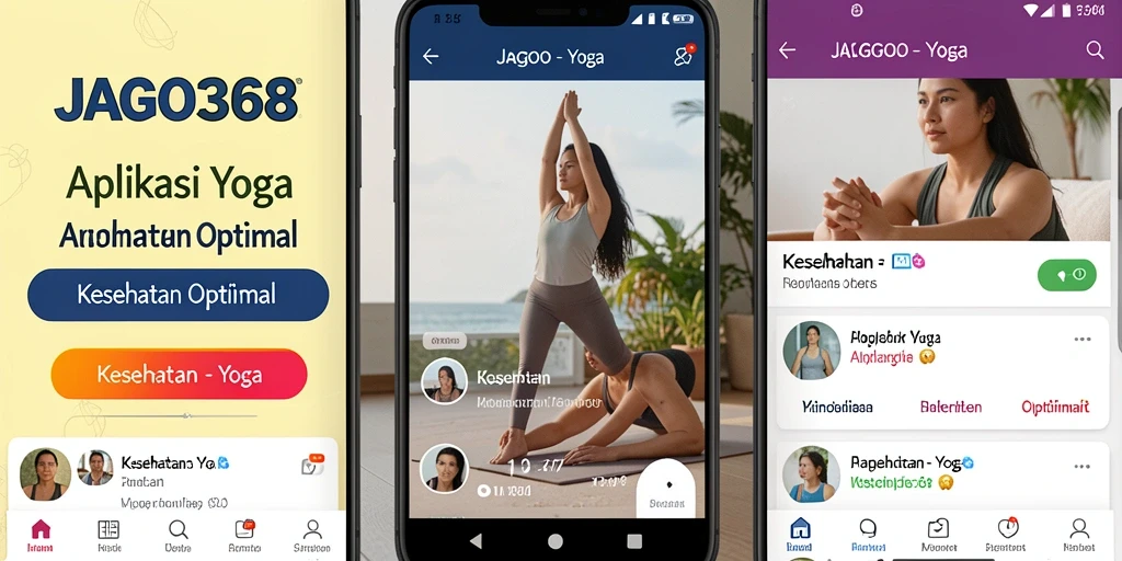 Antarmuka JAGO368 yang menarik dan fungsional dalam menunjang latihan Yoga.