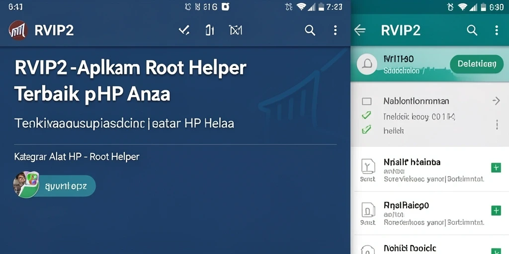 Tampilan antarmuka RVIP2 yang sederhana dan efektif untuk rooting.