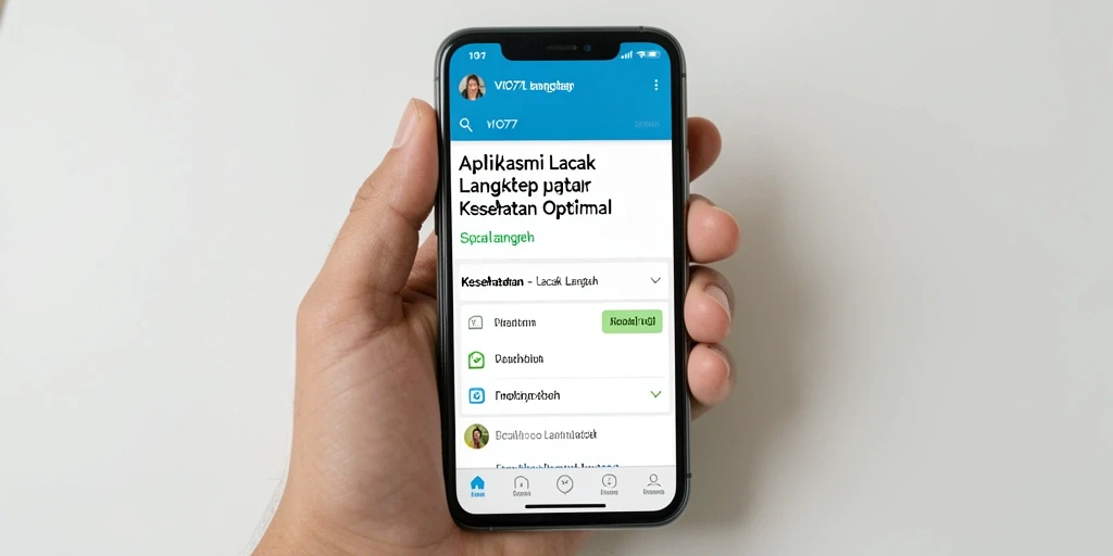 Tampilan antarmuka aplikasi VIO77 yang menarik dan fungsional.