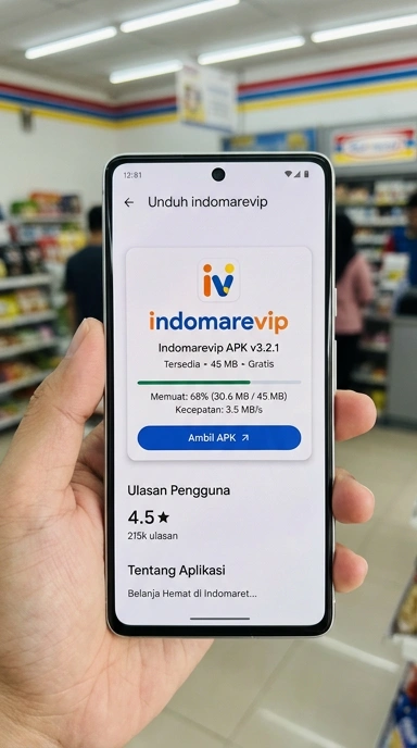 Tampilan halaman APK indomarevip