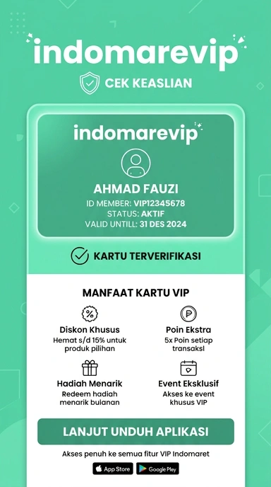 Tampilan kanal resmi indomarevip